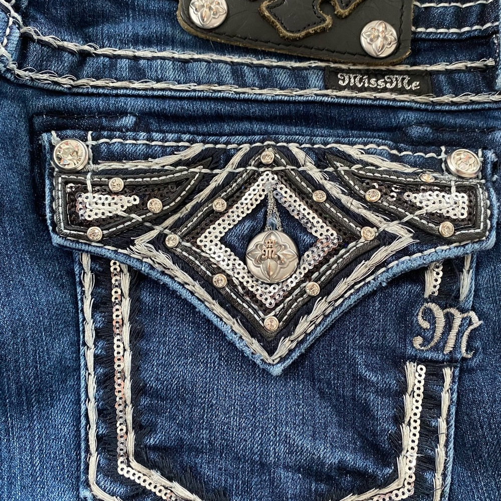 Miss Me Boot Cut Low Rise Jeans